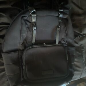 Steve Madden Black Backpack with Structured Design and Versatile Style